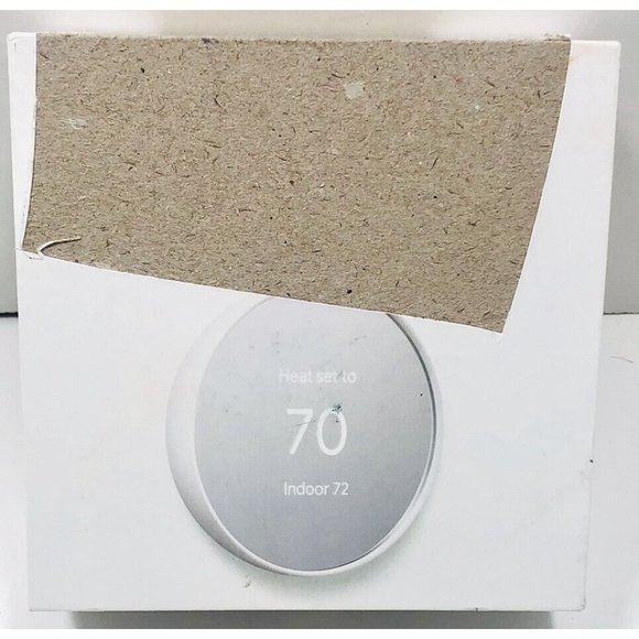 Google G4CVZ Nest Smart Programmable Wi-fi Thermostat - White - Picture 2 of 2